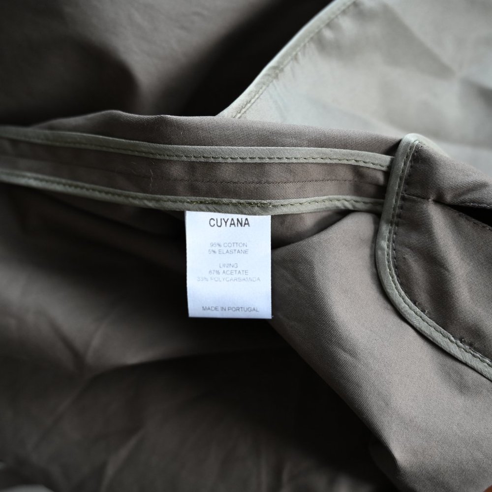 Cuyana Pleat Back Anorak in Brown | Medium - Picture 15 of 16